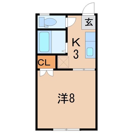 ジュマベール桑折の物件間取画像